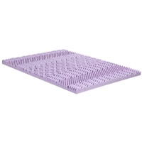 Giselle 8cm Memory Foam Mattress Topper Lavender Infused Bamboo Cover 7-Zone
