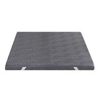 Giselle 8cm Memory Foam Mattress Topper Gel Dual Layer Foam Bamboo