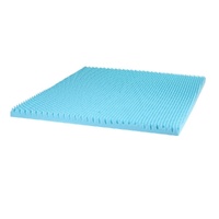 Giselle 8cm Memory Foam Mattress Topper Gel Egg Crate Foam Bamboo