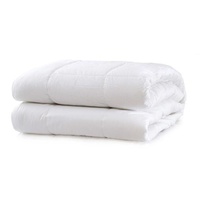 Royal Comfort Fitted Foam Cover Underlay Goose Mattress Topper 1000GSM White