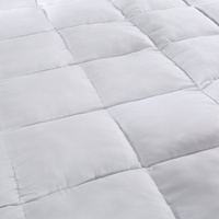 Royal Comfort 1000GSM Luxury Bamboo Fabric Gusset Mattress Pad Topper Cover White