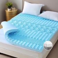 Bamboo Memory Foam Mattress Topper 7-Zone