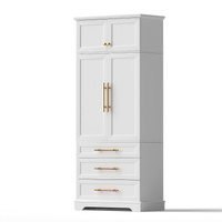 Buffet Sideboard Cabinet Pantry Kitchen Storage Cupboard Drawers Doors