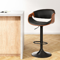 Bar Stools Gas Lift Leather withArmrest