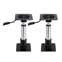 Seamanship Boat Seat Pedestal Adjustable Gas Lift Degrees Swivel 2 Pack