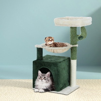 I Pet Cat Tree Scratching Post Tower Scratcher Wood Condo