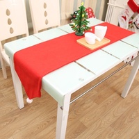 Christmas Chair Covers Tablecloth Runner Decoration Xmas Dinner Party Santa Gift
