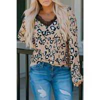 Azura Exchange Lace Trim V Neck Top