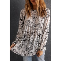 Azura Exchange Frilled Neck Blouse