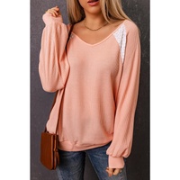 Azura Exchange Waffle Knit Top