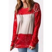 Azura Exchange Bleached Leopard Spot Pullover