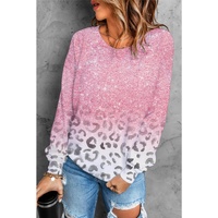 Azura Exchange Leopard Print Long Sleeve Top