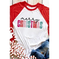 Azura Exchange Color Block Long Sleeve Top