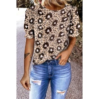 Azura Exchange Ruffle Puff Sleeve Blouse