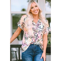 Azura Exchange Notch V Neck Blouse