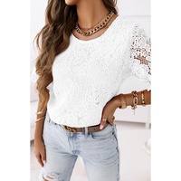 Azura Exchange Lace Short Sleeve Blouse