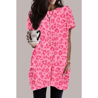 Azura Exchange Leopard Print Tunic Top