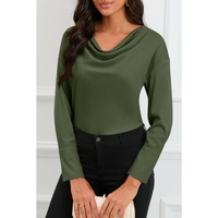 Azura Exchange Cowl Neck Long Sleeve Blouse