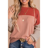 Azura Exchange Long Sleeve Ribbed Loose Top