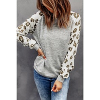 Azura Exchange Leopard Print Long Sleeve Top