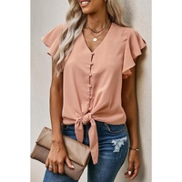 Azura Exchange Button Tie Top