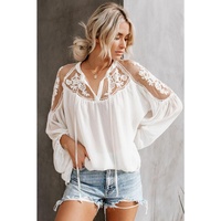 Azura Exchange Lace Blouse for Formal Occasions
