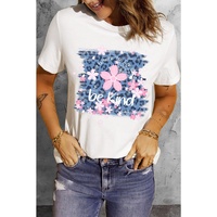 Azura Exchange Cherry Blossoms Leopard Print T-Shirt