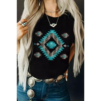 Azura Exchange Aztec Printed Crewneck Graphic Tee