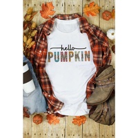 Azura Exchange Pumpkin Leopard Graphic Casual Tee