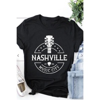 Azura Exchange Graphic Print Crew Neck T Shirt