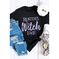 Azura Exchange Resting Witch Face Graphic Tee