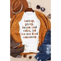 Azura Exchange Thanksgiving Slogan Graphic Tee