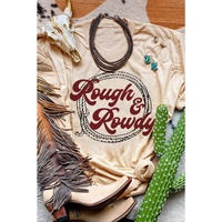 Azura Exchange Rough &amp; Rowdy Rope Print Short Sleeve T-Shirt