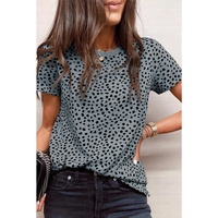 Azura Exchange Cheetah Print Short Sleeve T Shirt