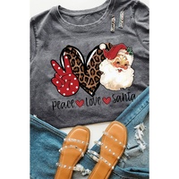 Azura Exchange Peace Love Santa Graphic Tee