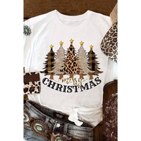 Azura Exchange Leopard Tree Print Short Sleeve T-Shirt