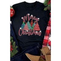 Azura Exchange Christmas Tree Pattern Graphic Tee