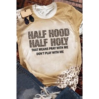 Azura Exchange Leopard Short Sleeve T Shirt