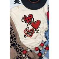 Azura Exchange Leopard Sequin Print Graphic T-Shirt