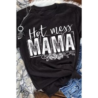 Azura Exchange Hot Mess Graphic Print Short Sleeve T-Shirt