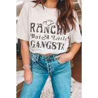 Azura Exchange Slogan Letter Print Short Sleeve T-Shirt