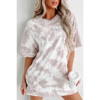 Azura Exchange Tie-dye Short Sleeve Top