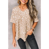 Azura Exchange Leopard Spots Print T-Shirt