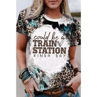 Azura Exchange Graphic Leopard Print T-Shirt