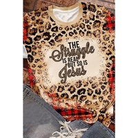 Azura Exchange Struggle Jesus Printed T-Shirt