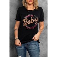 Azura Exchange Barbie Leopard Graphic T-Shirt