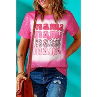 Azura Exchange Full of Mama Letter Print Tie Dye Tee