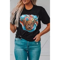Azura Exchange Animal Head Graphic Western T-shirt