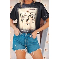 Azura Exchange Leopard Bleached Tee