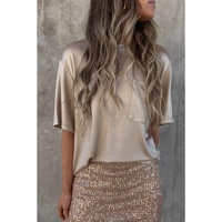 Azura Exchange Loose Fit Short Sleeve T-Shirt with Chest Pocket